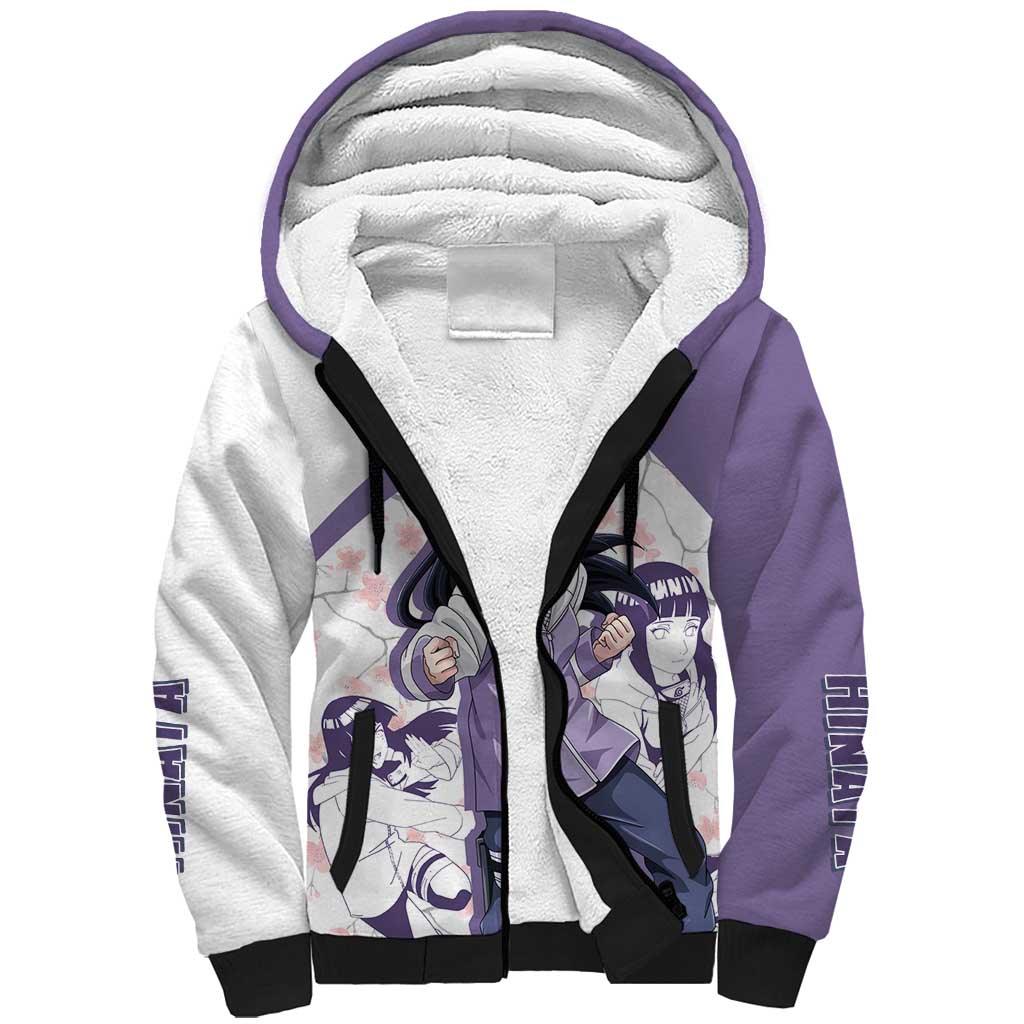 Hinata Hyuga - Naruto Sherpa Hoodie Anime Style