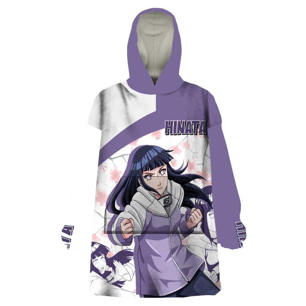 Hinata Hyuga - Naruto Wearable Blanket Hoodie Anime Style