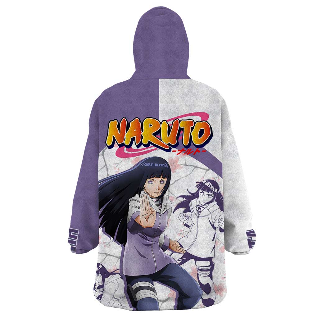 Hinata Hyuga - Naruto Wearable Blanket Hoodie Anime Style