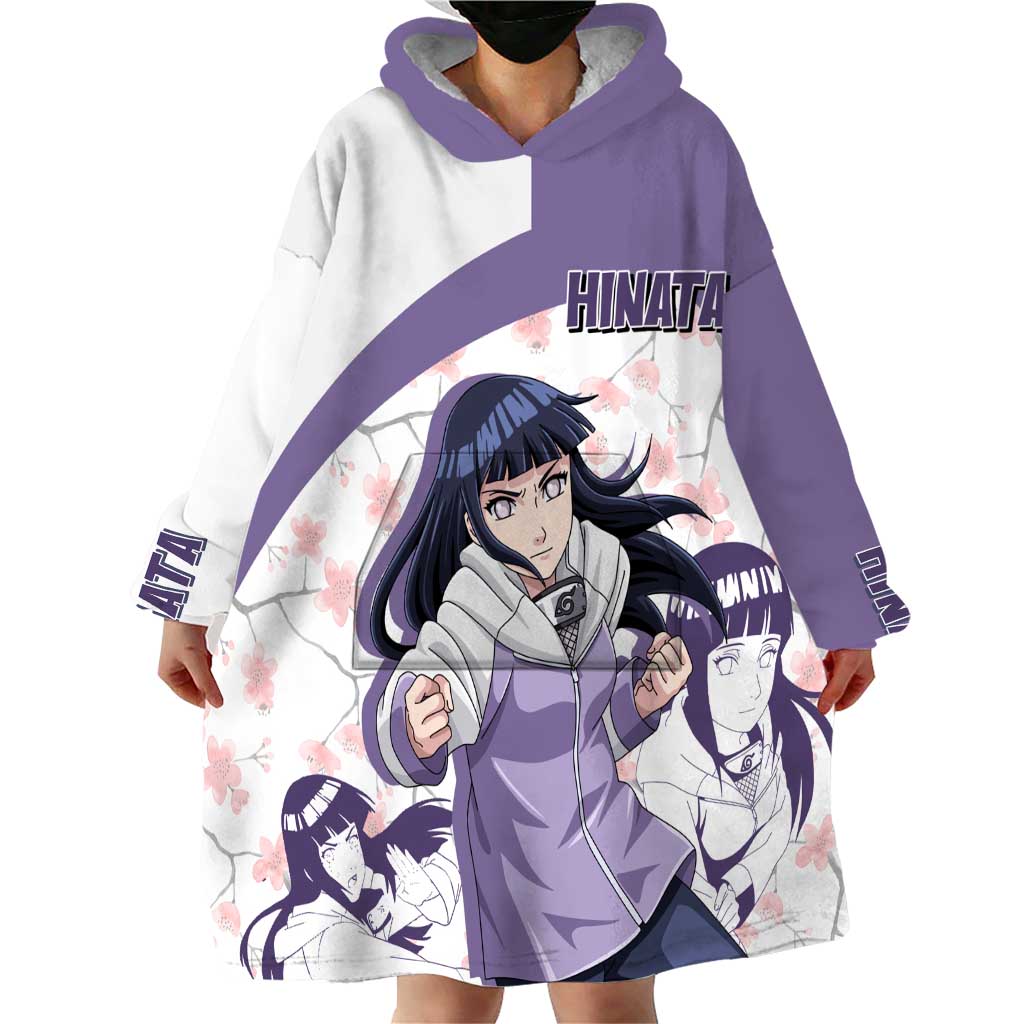 Hinata Hyuga - Naruto Wearable Blanket Hoodie Anime Style
