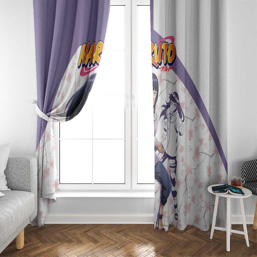 Hinata Hyuga - Naruto Window Curtain Anime Style