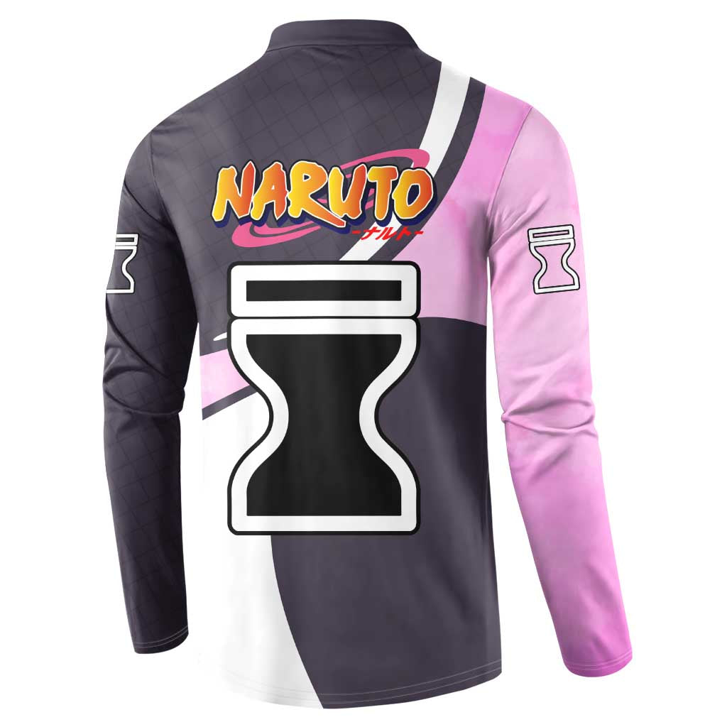 Temari - Naruto Button Sweatshirt Anime Style