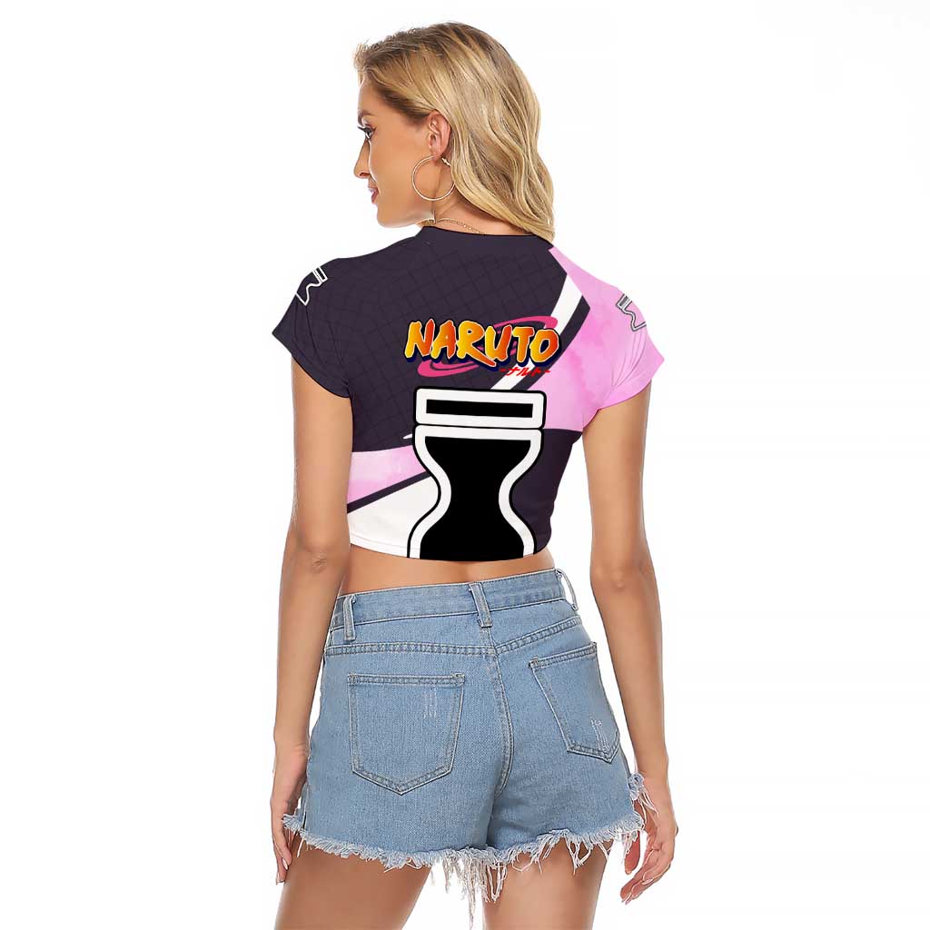 Temari - Naruto Raglan Cropped T Shirt Anime Style
