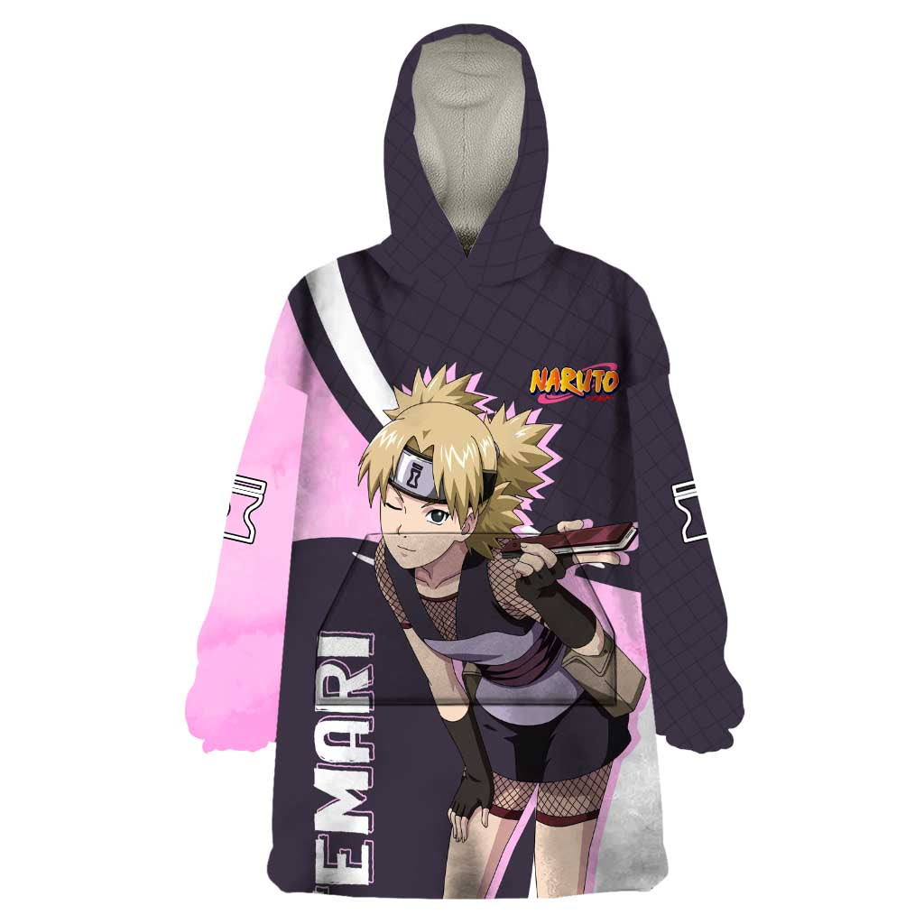 Temari - Naruto Wearable Blanket Hoodie Anime Style