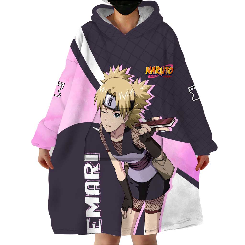 Temari - Naruto Wearable Blanket Hoodie Anime Style