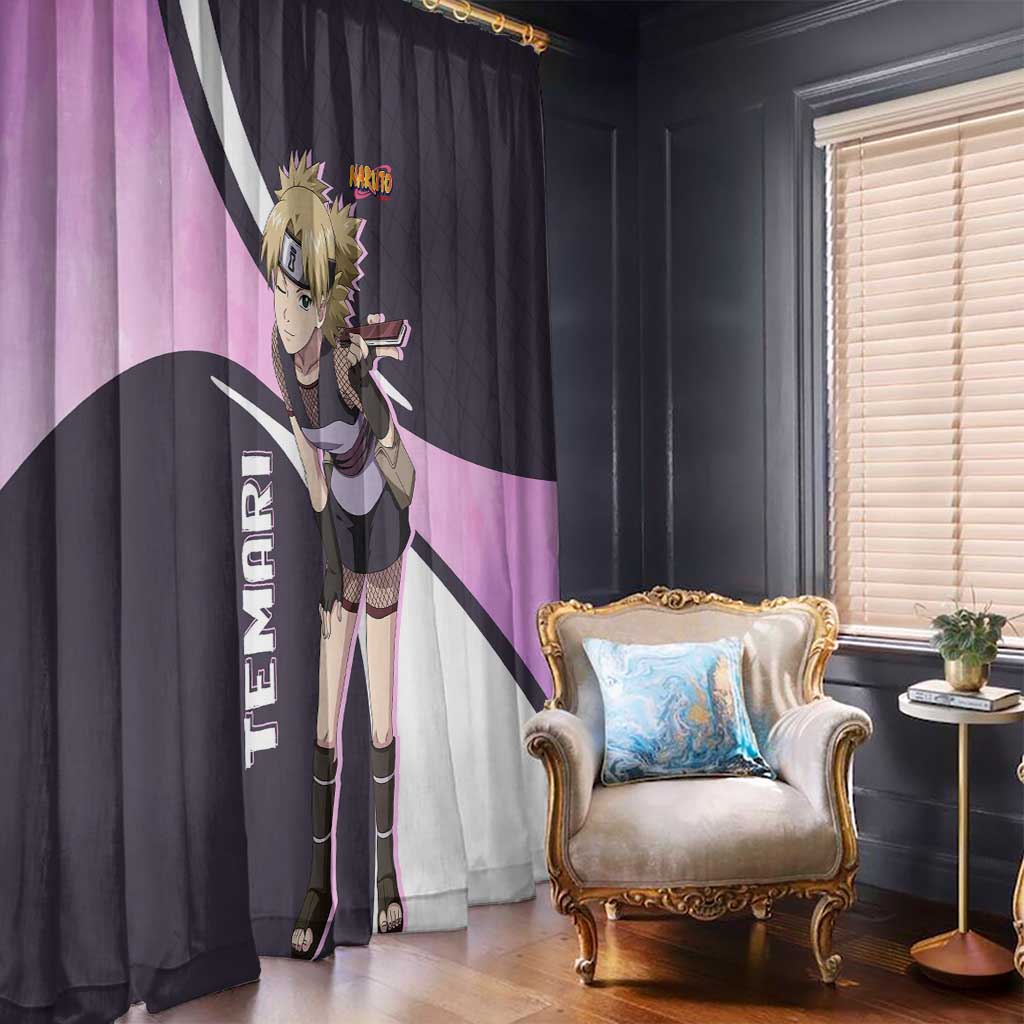 Temari - Naruto Window Curtain Anime Style