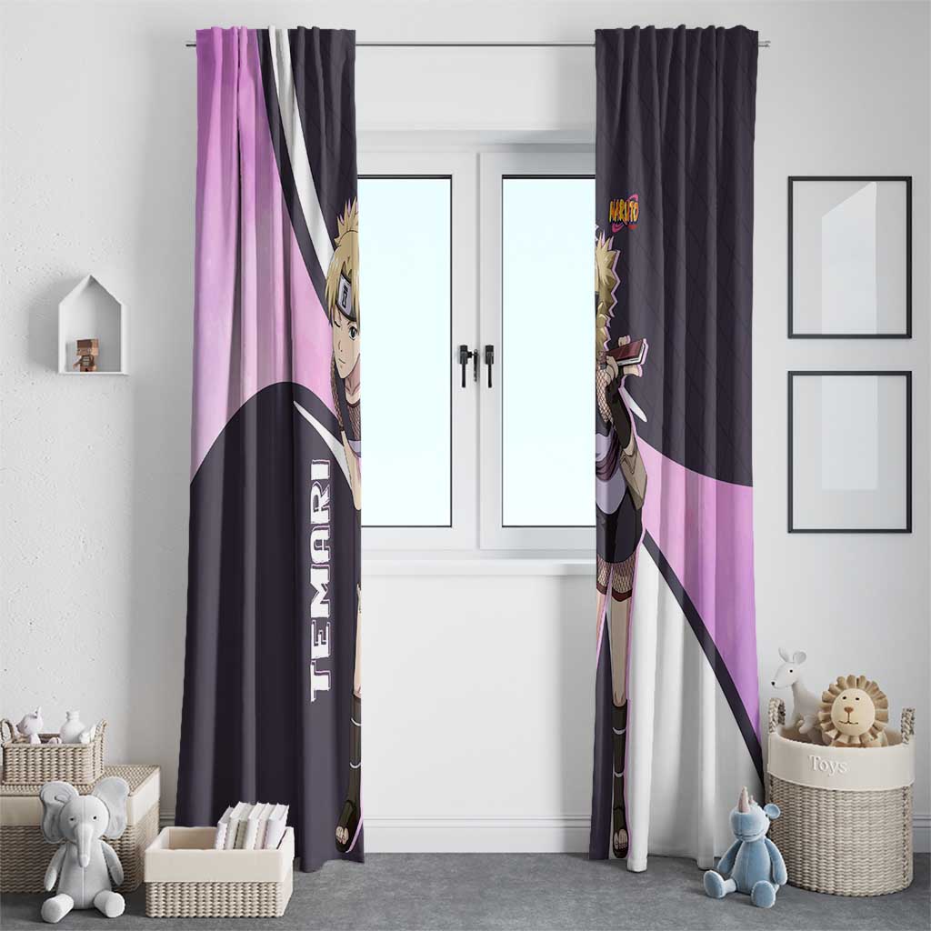 Temari - Naruto Window Curtain Anime Style