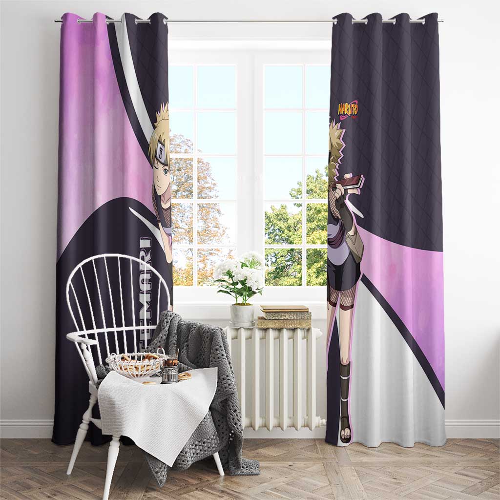 Temari - Naruto Window Curtain Anime Style