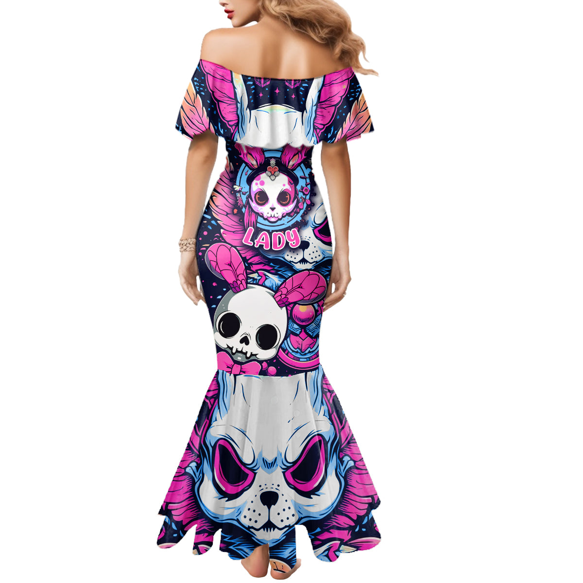 crazy-rabbit-lady-mermaid-dress