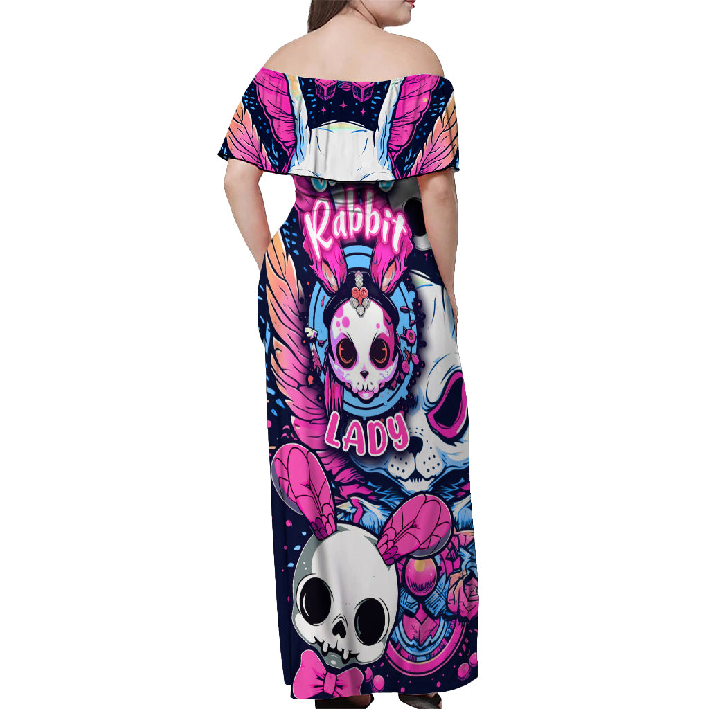 crazy-rabbit-lady-off-shoulder-maxi-dress