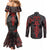 skull-horror-satan-symbol-grunge-couples-matching-mermaid-dress-and-long-sleeve-button-shirts
