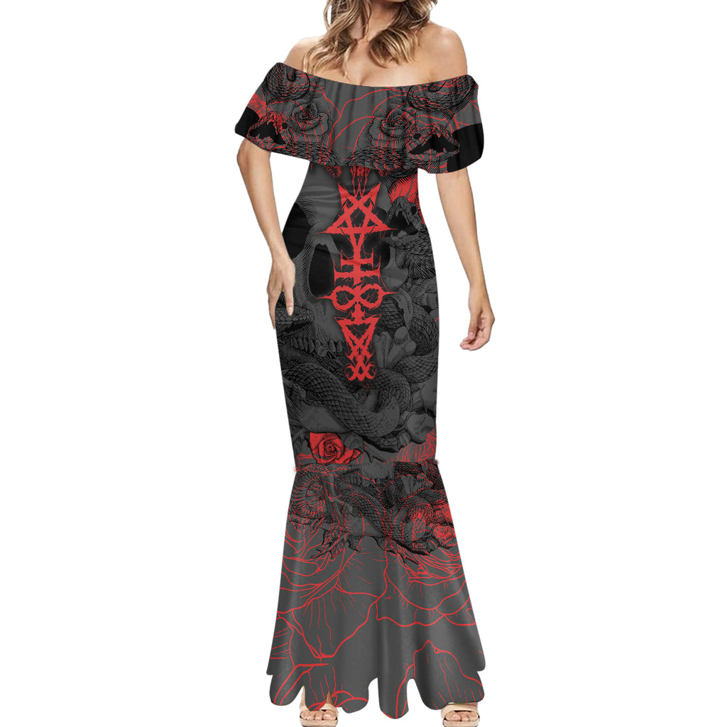 skull-horror-satan-symbol-grunge-mermaid-dress