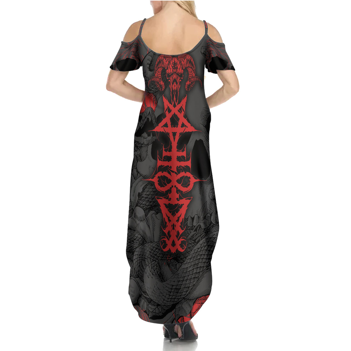 skull-horror-satan-symbol-grunge-summer-maxi-dress