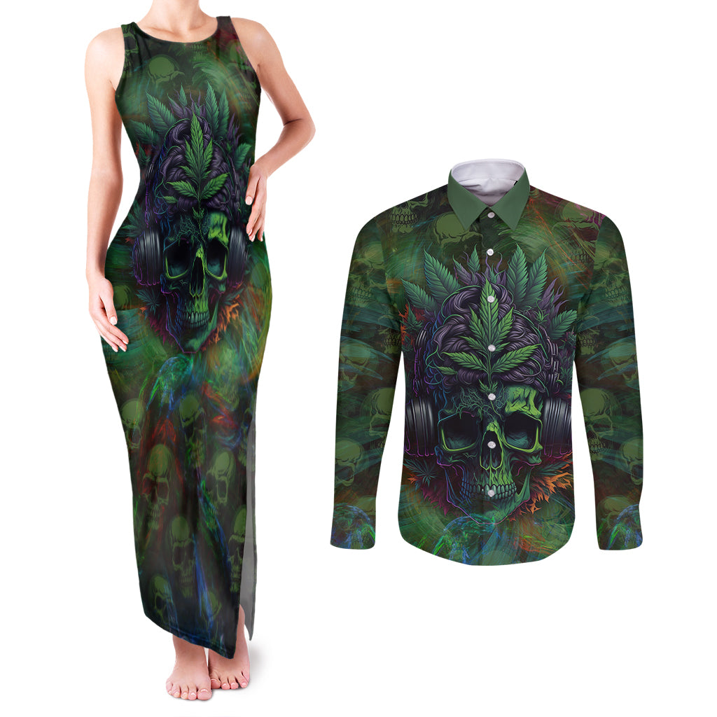 you-my-friend-should-have-been-swallowed-couples-matching-tank-maxi-dress-and-long-sleeve-button-shirts