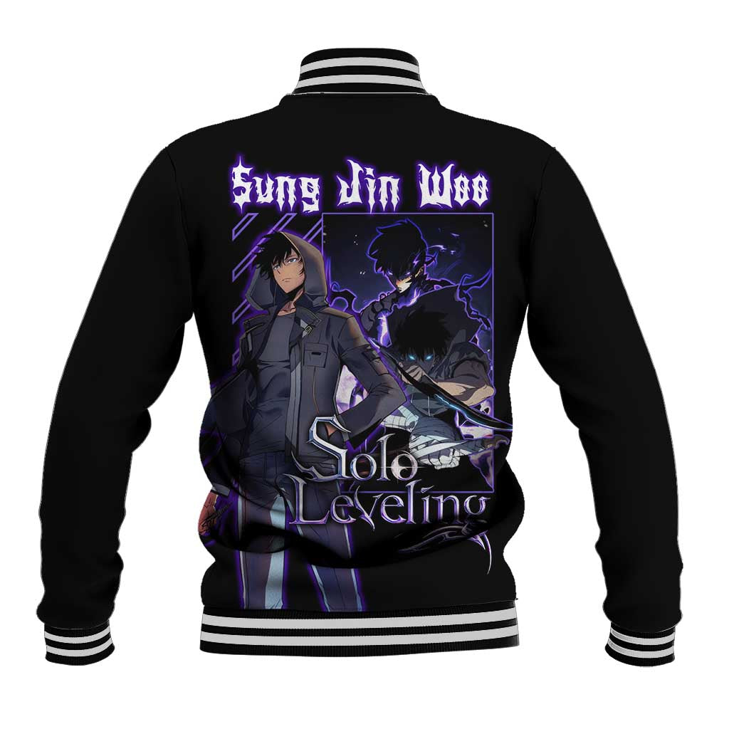 Sung Jinwoo Solo Leveling Baseball Jacket Anime Style