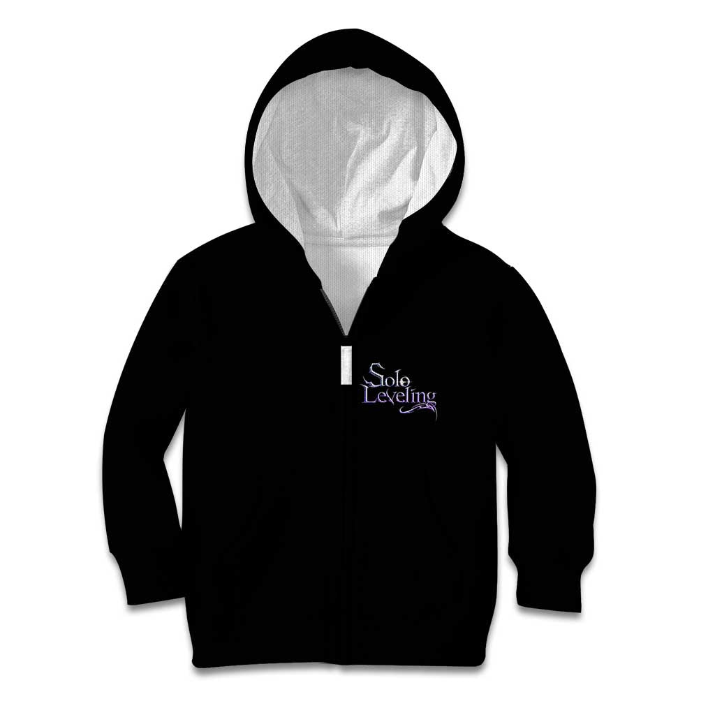 Sung Jinwoo Solo Leveling Kid Hoodie Anime Style