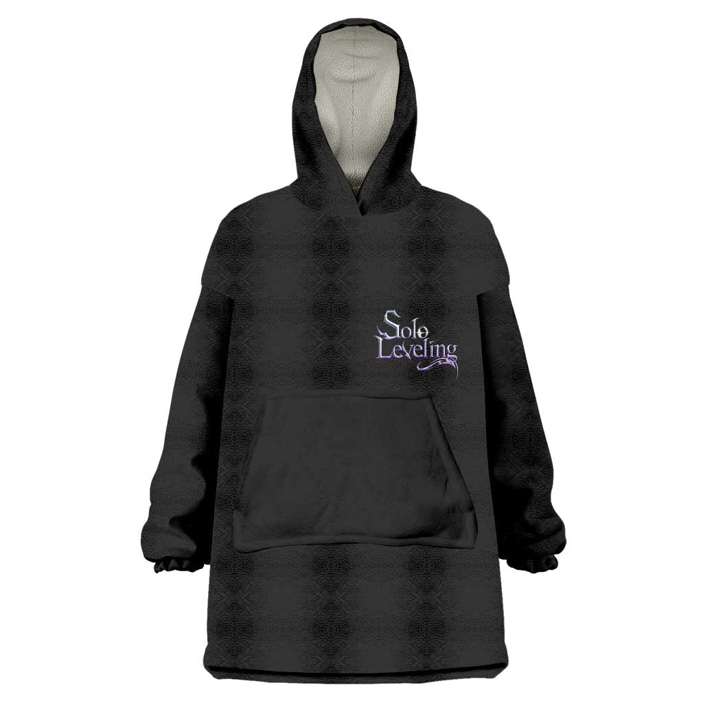 Sung Jinwoo Solo Leveling Wearable Blanket Hoodie Anime Style