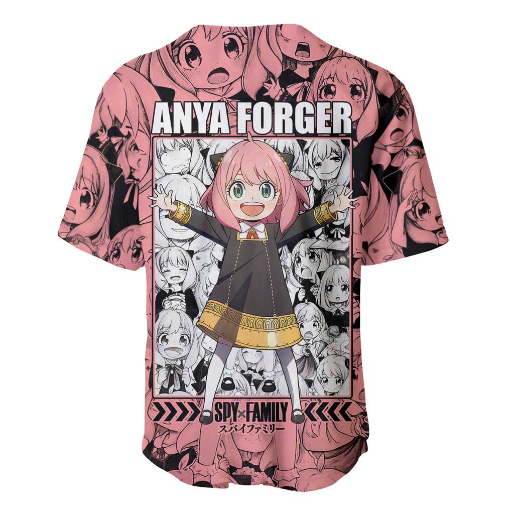 Anya Forger Bond Spy x Family Baseball Jersey Anime Mix Manga Style