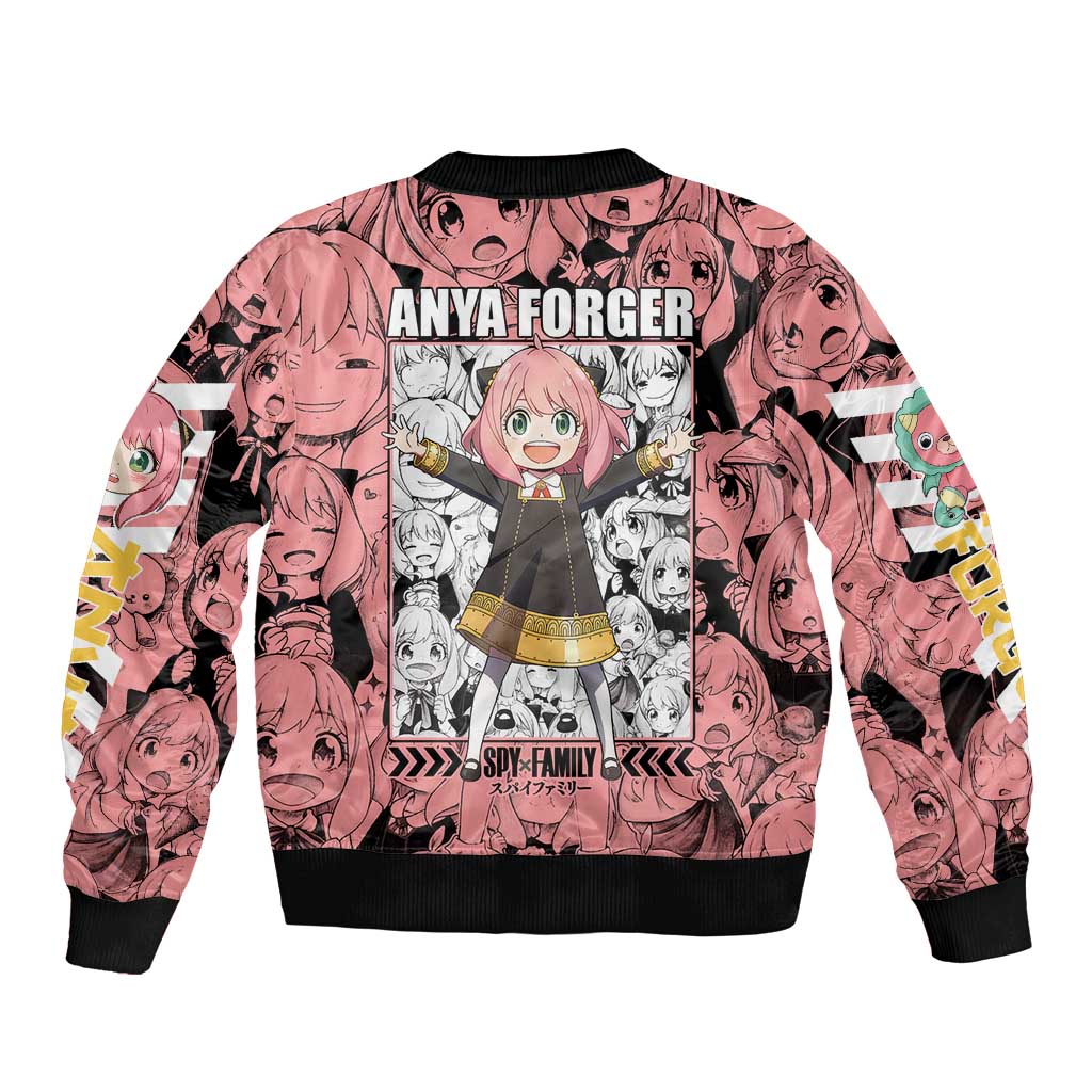 Anya Forger Bond Spy x Family Bomber Jacket Anime Mix Manga Style