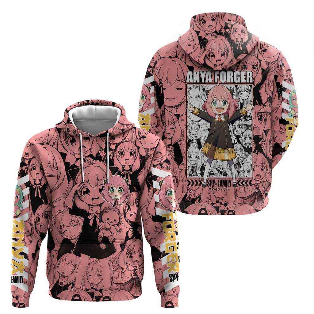 Anya Forger Bond Spy x Family Hoodie Anime Mix Manga Style