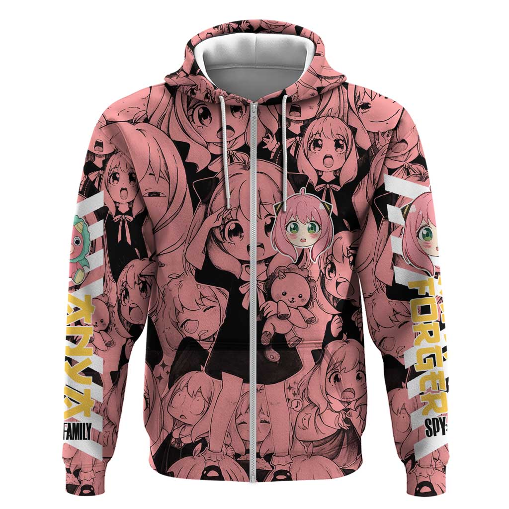 Anya Forger Bond Spy x Family Hoodie Anime Mix Manga Style