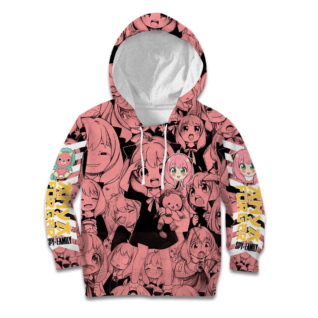 Anya Forger Bond Spy x Family Kid Hoodie Anime Mix Manga Style