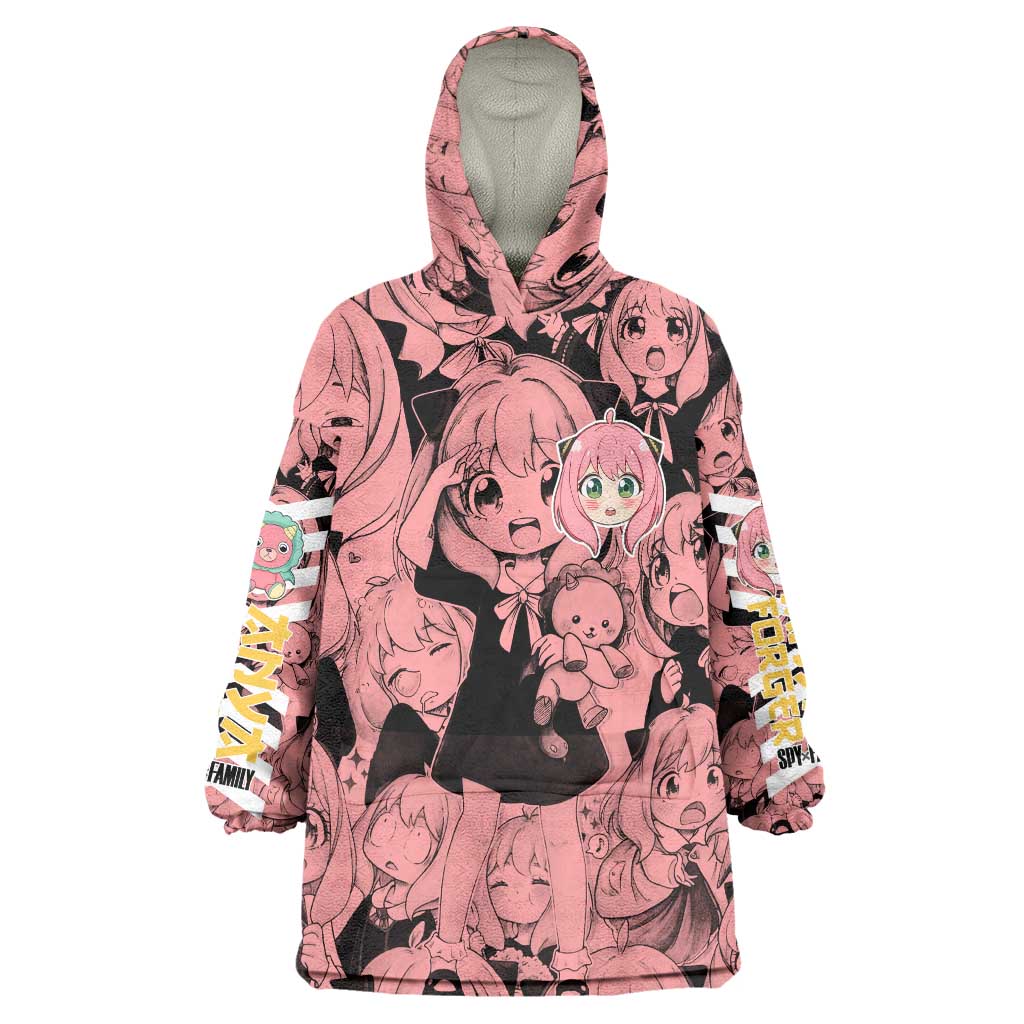 Anya Forger Bond Spy x Family Wearable Blanket Hoodie Anime Mix Manga Style