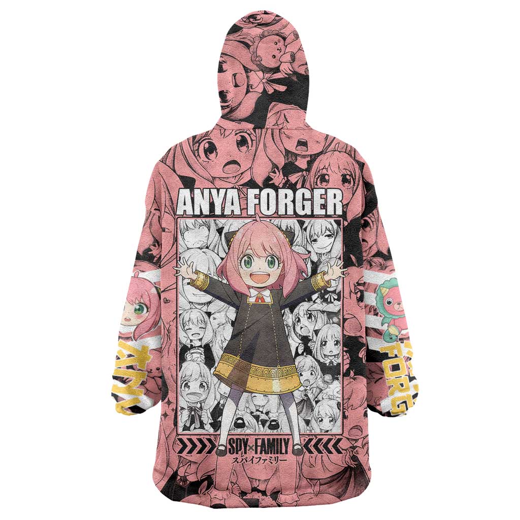 Anya Forger Bond Spy x Family Wearable Blanket Hoodie Anime Mix Manga Style