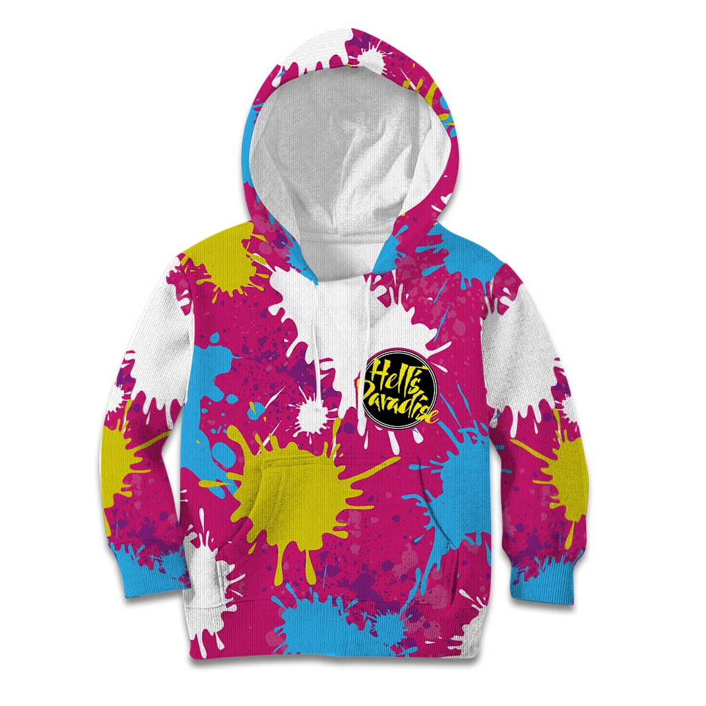 Art Fantasma Hell’s Paradise Kid Hoodie Anime Uniform Mix Color Painting Splash