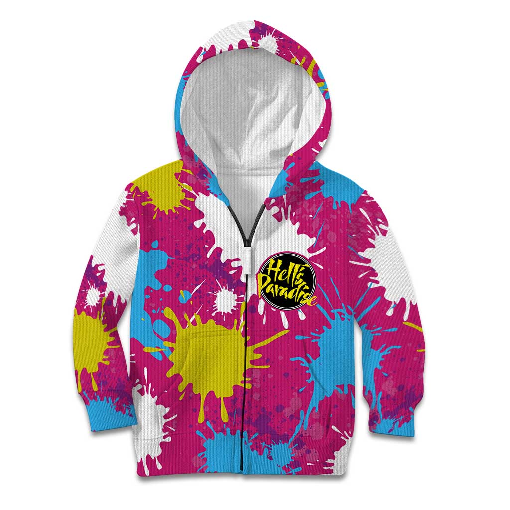 Art Fantasma Hell’s Paradise Kid Hoodie Anime Uniform Mix Color Painting Splash