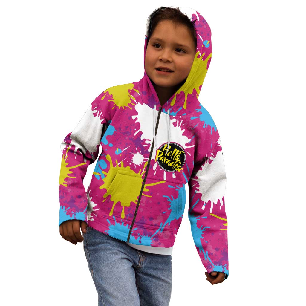 Art Fantasma Hell’s Paradise Kid Hoodie Anime Uniform Mix Color Painting Splash