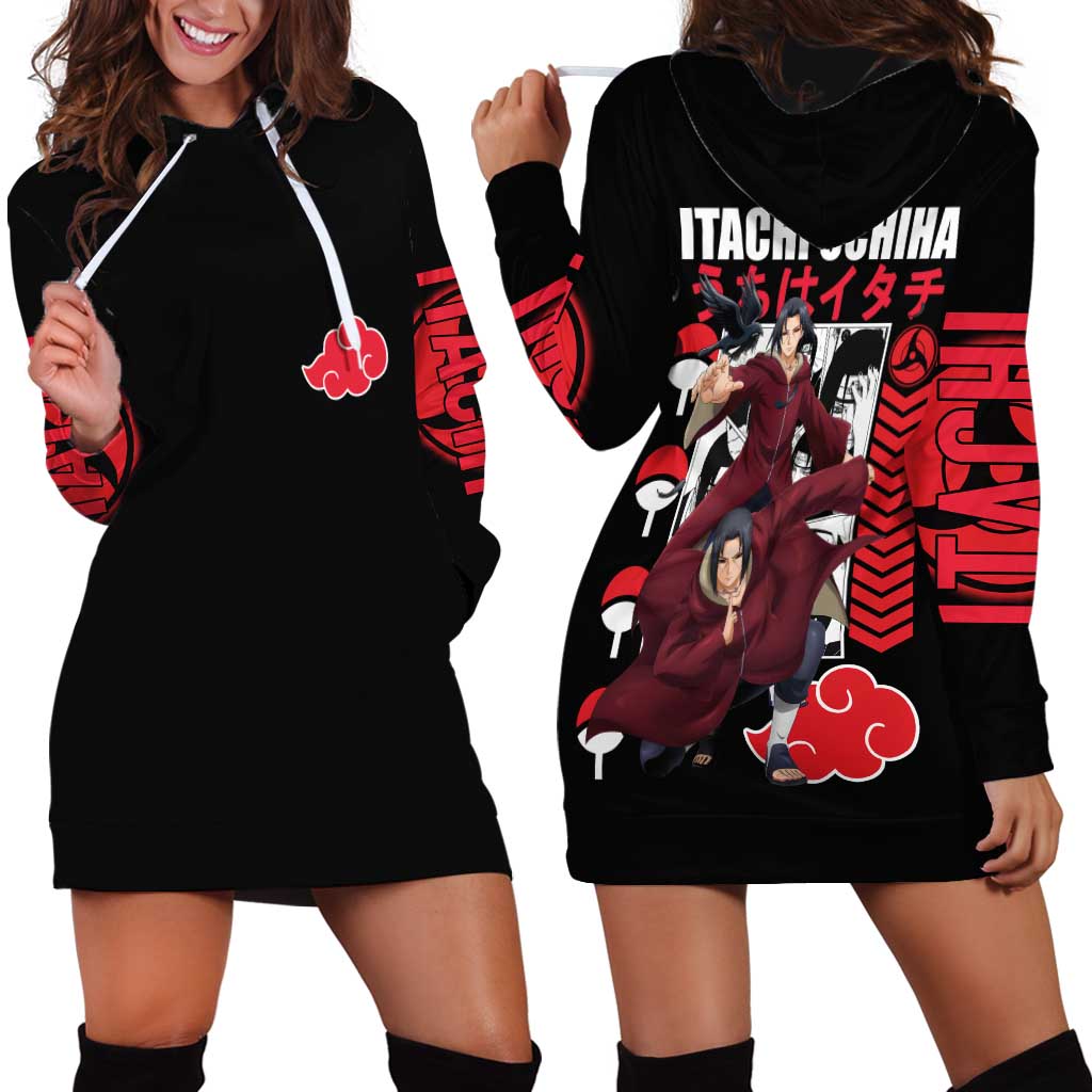 Uchiha Itachi V2 Naruto Hoodie Dress Anime Style - The Mazicc