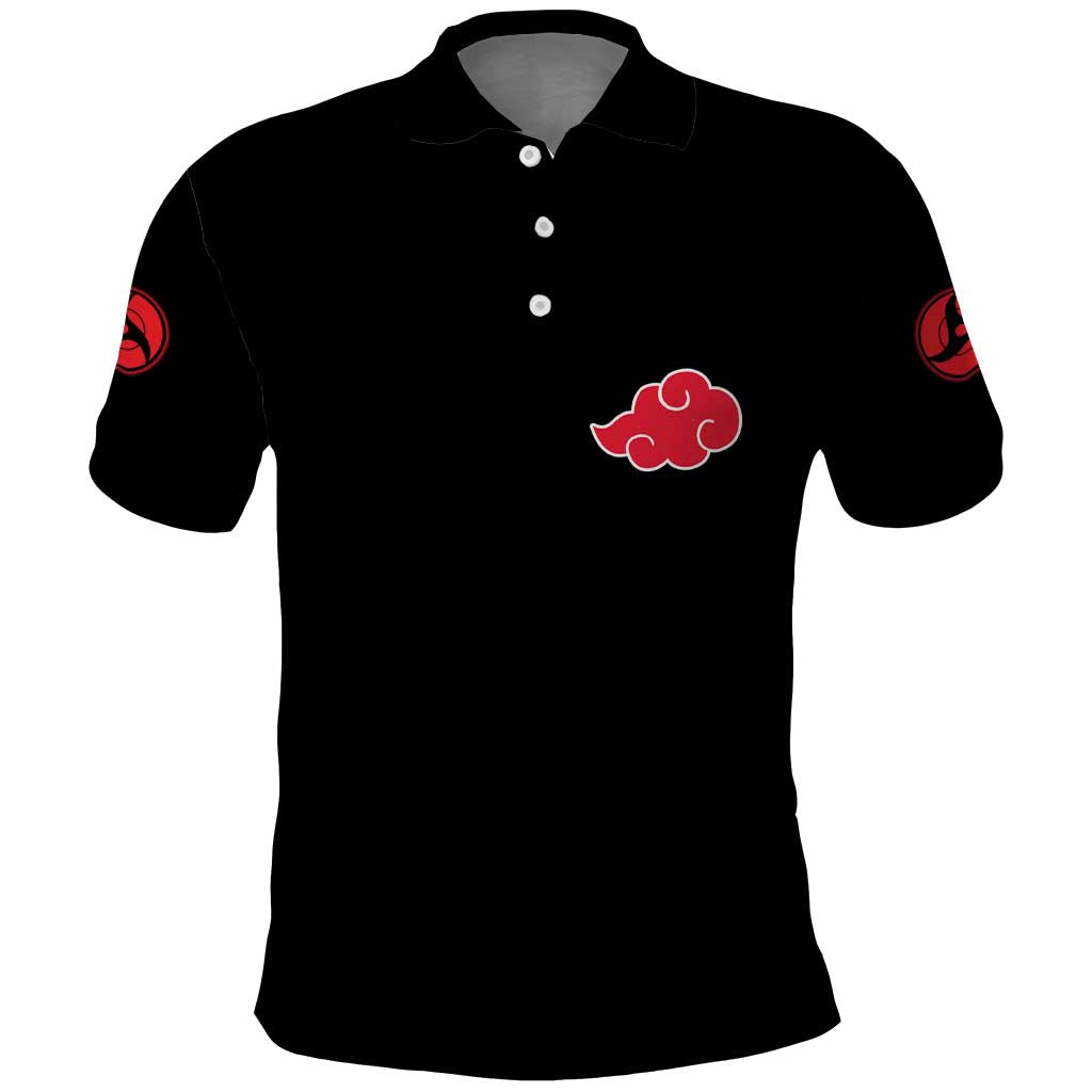 Uchiha Itachi V2 Naruto Polo Shirt Anime Style - The Mazicc