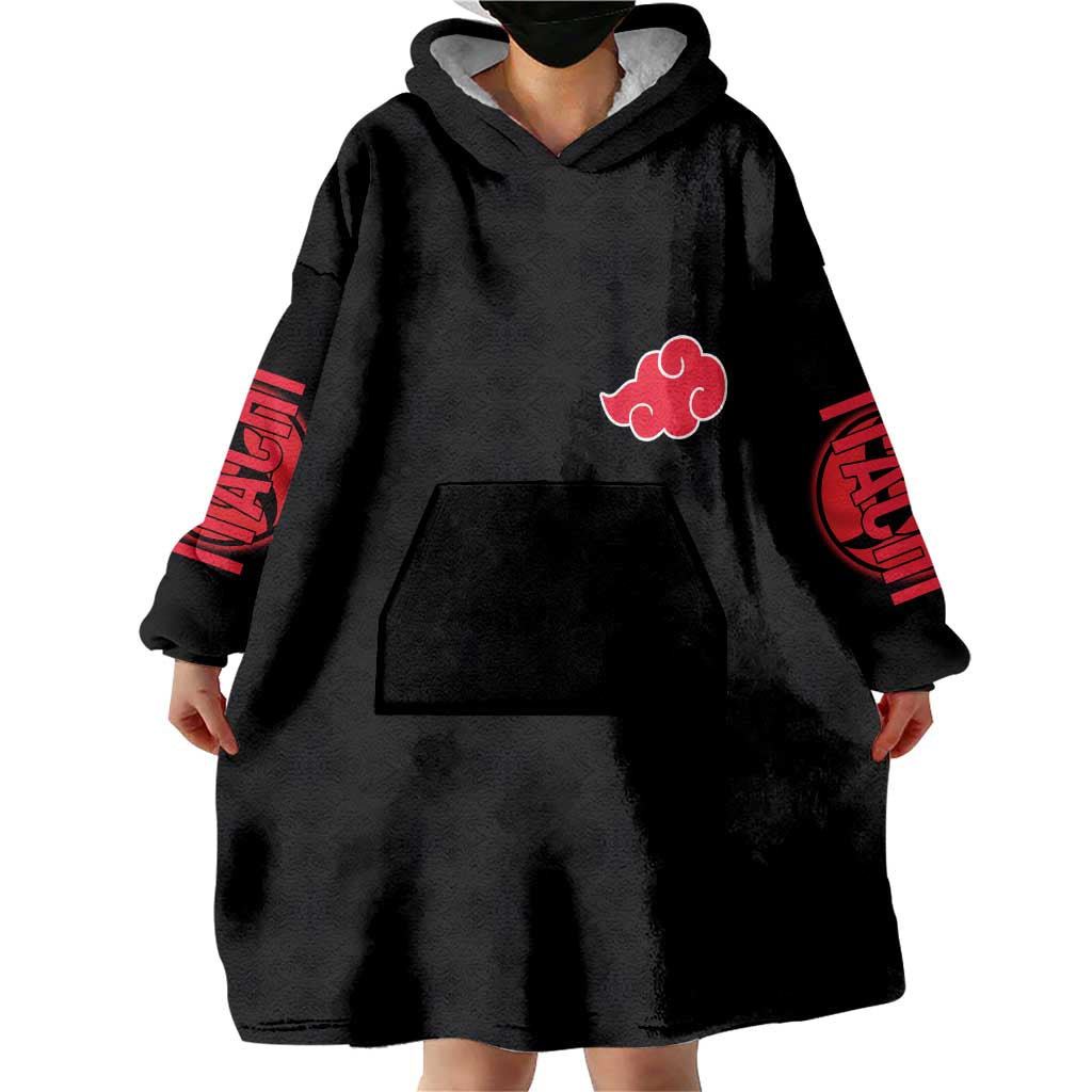 Uchiha Itachi V2 Naruto Wearable Blanket Hoodie Anime Style - The Mazicc