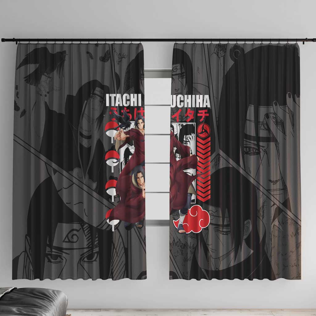 Uchiha Itachi V2 Naruto Window Curtain Anime Style - The Mazicc