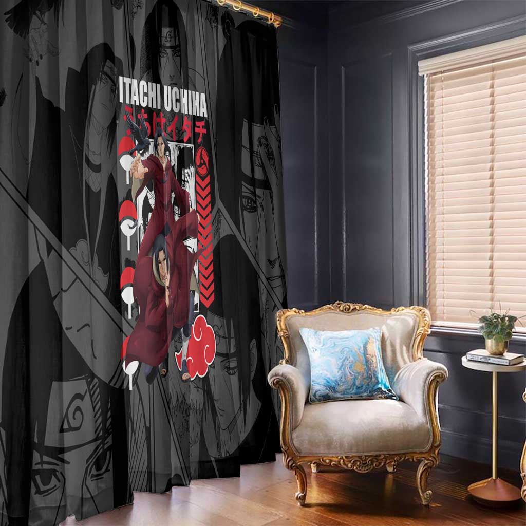 Uchiha Itachi V2 Naruto Window Curtain Anime Style - The Mazicc