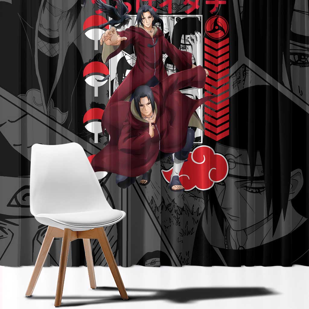 Uchiha Itachi V2 Naruto Window Curtain Anime Style - The Mazicc