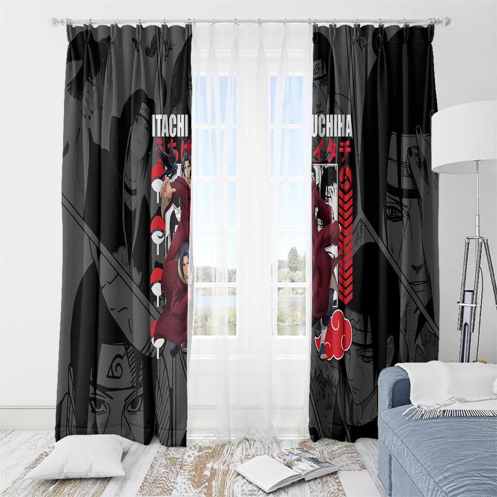 Uchiha Itachi V2 Naruto Window Curtain Anime Style - The Mazicc