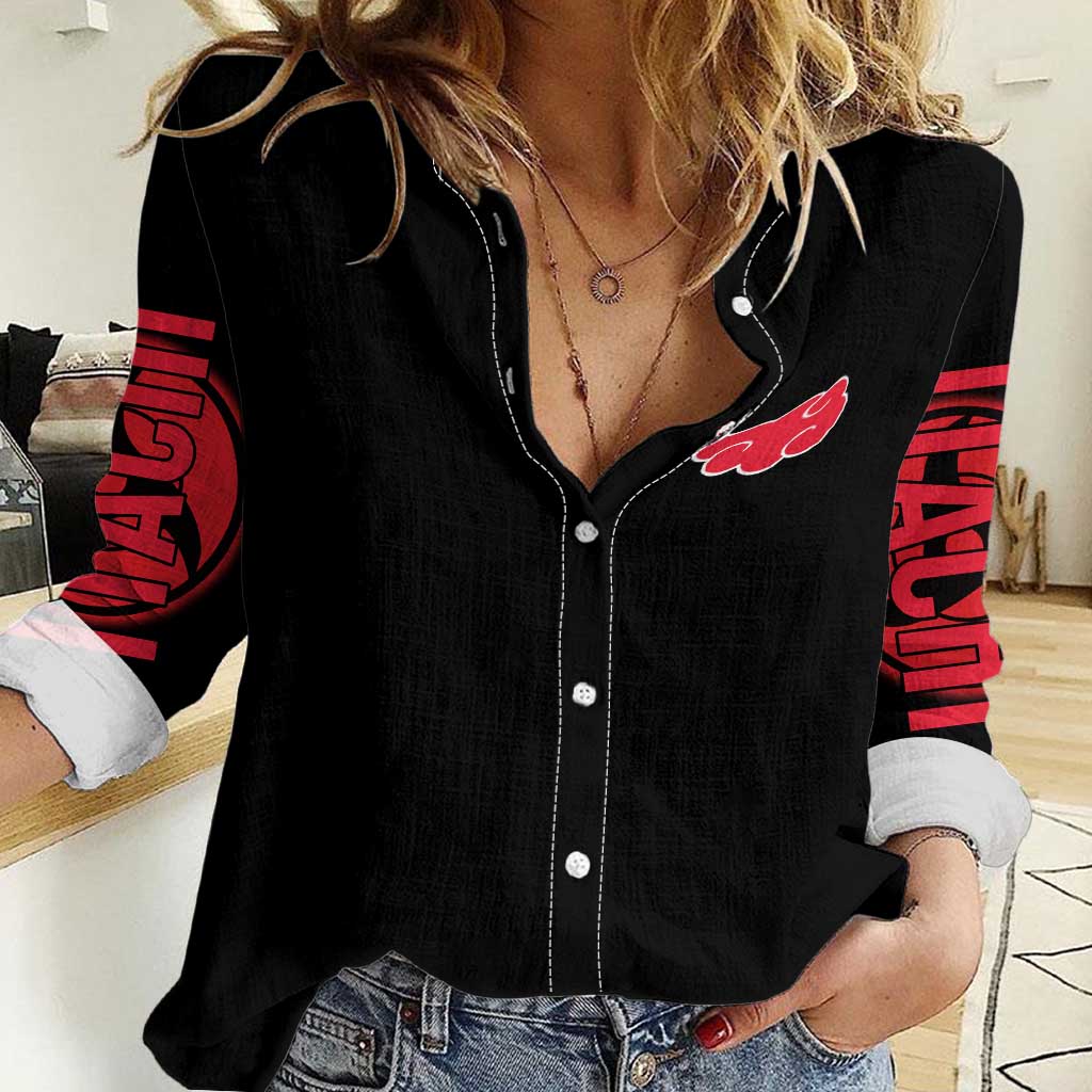 Uchiha Itachi V2 Naruto Women Casual Shirt Anime Style - The Mazicc