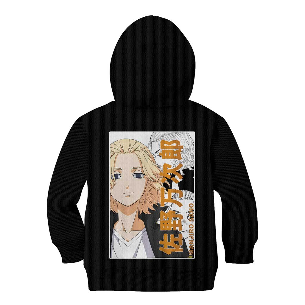 Mikey Sano Manjiro Tokyo Revengers Kid Hoodie Anime Style