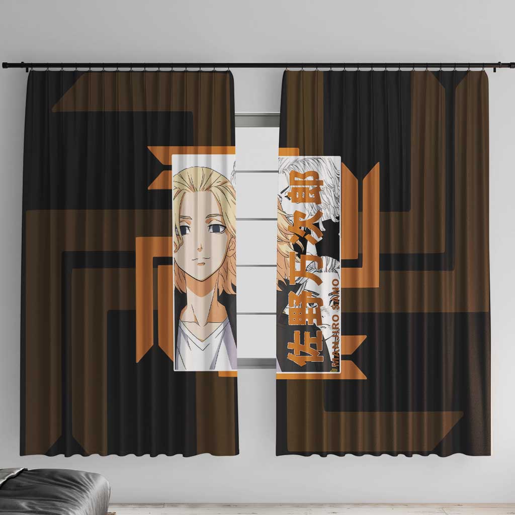 Mikey Sano Manjiro Tokyo Revengers Window Curtain Anime Style