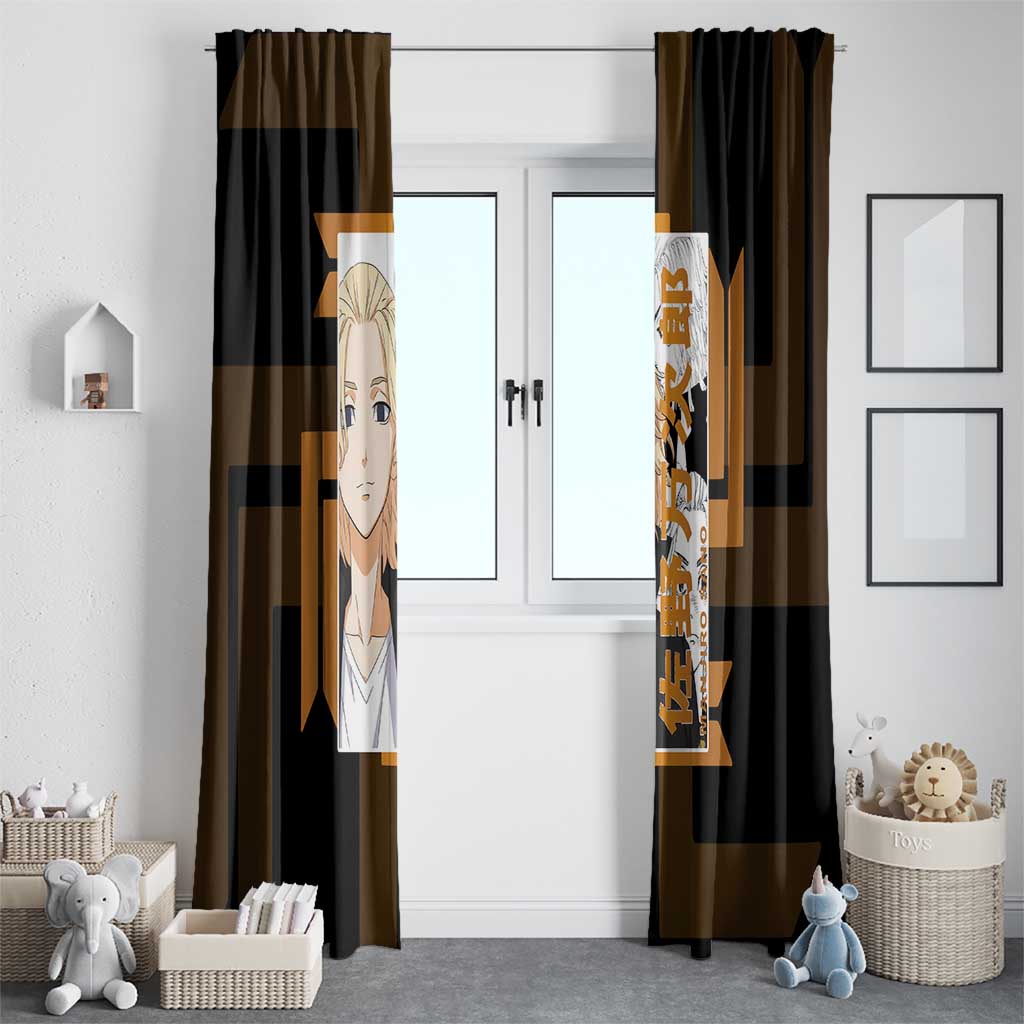 Mikey Sano Manjiro Tokyo Revengers Window Curtain Anime Style