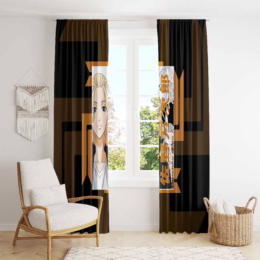 Mikey Sano Manjiro Tokyo Revengers Window Curtain Anime Style