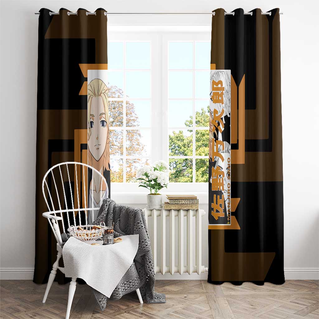 Mikey Sano Manjiro Tokyo Revengers Window Curtain Anime Style
