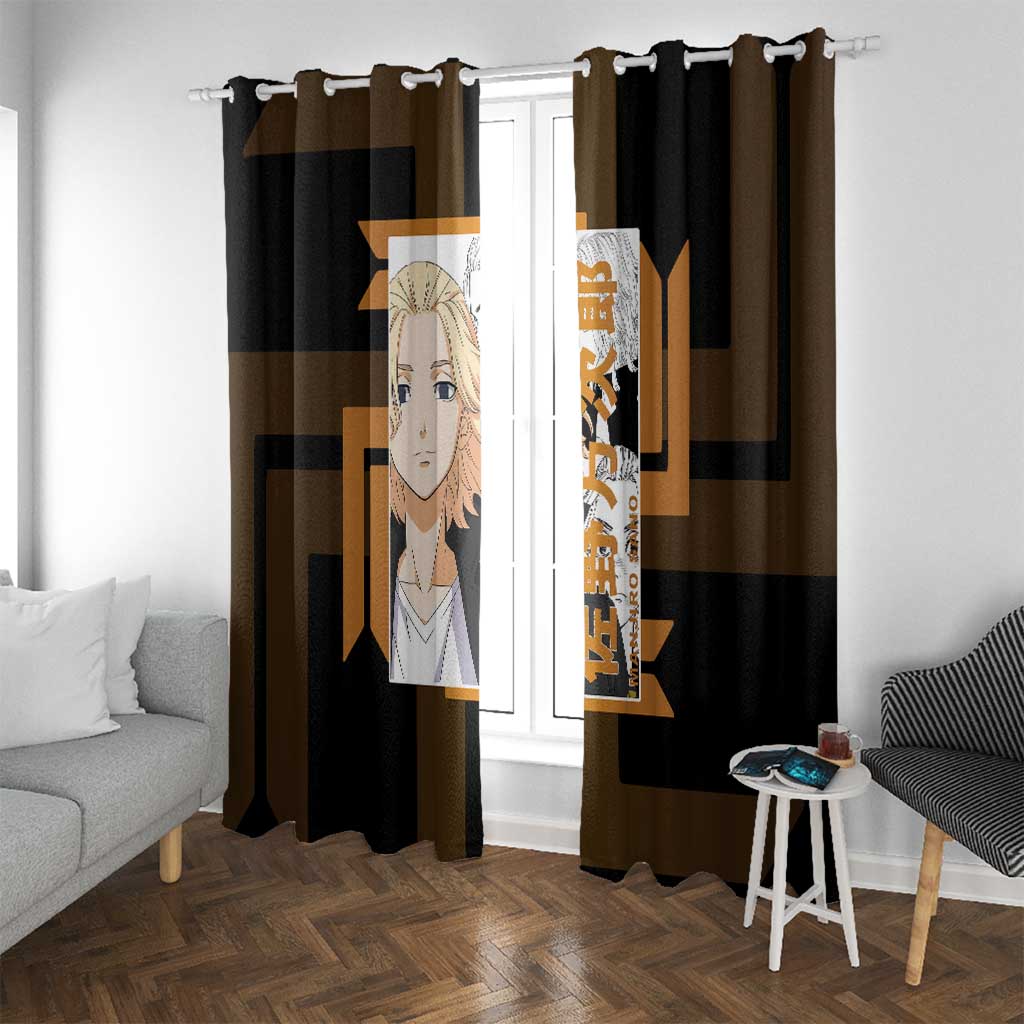Mikey Sano Manjiro Tokyo Revengers Window Curtain Anime Style
