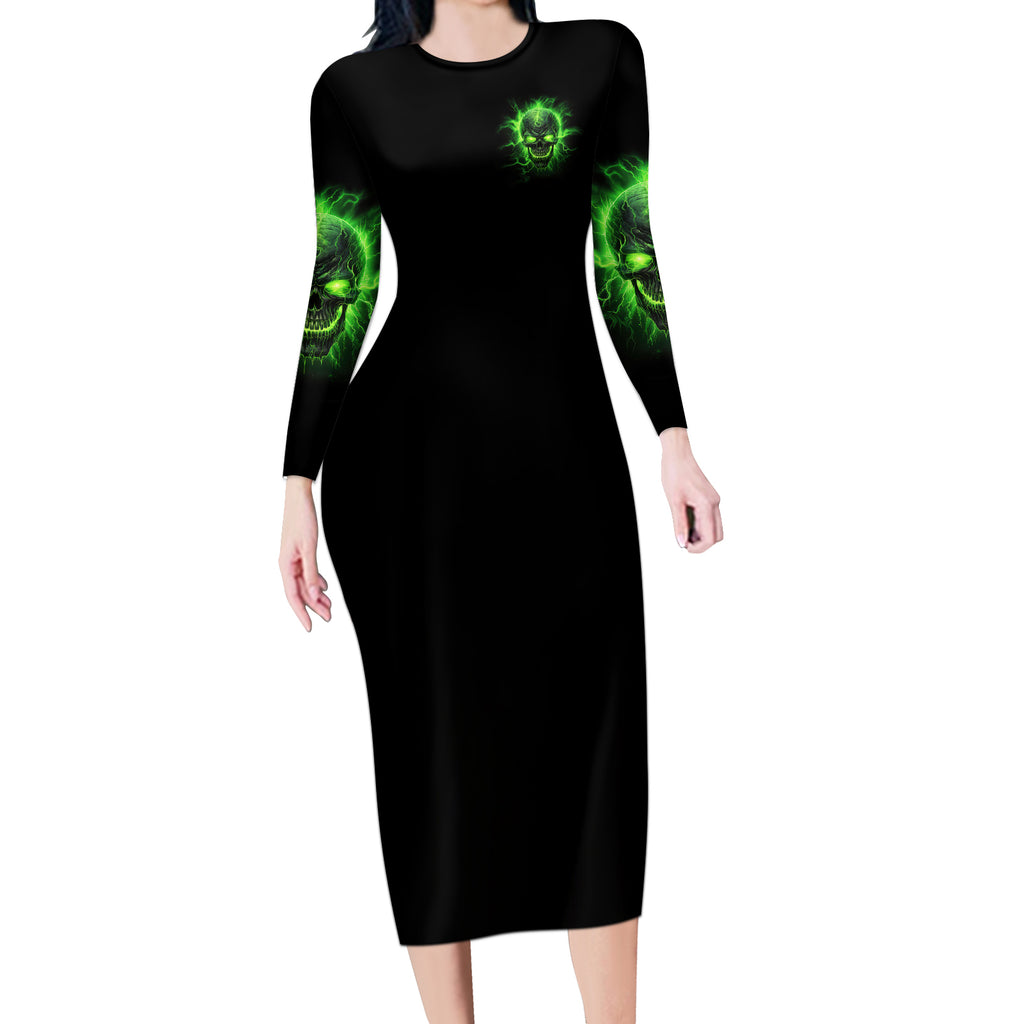 my-alone-time-is-for-everyones-safety-long-sleeve-bodycon-dress