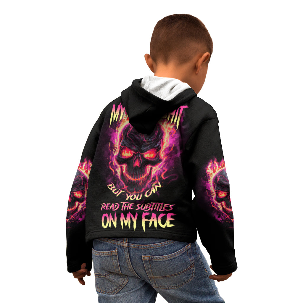 i-can-keep-my-mouth-kid-hoodie