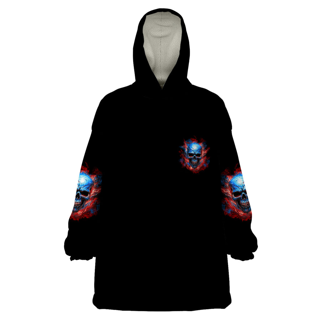 your-demons-hide-under-your-bed-skull-wearable-blanket-hoodie