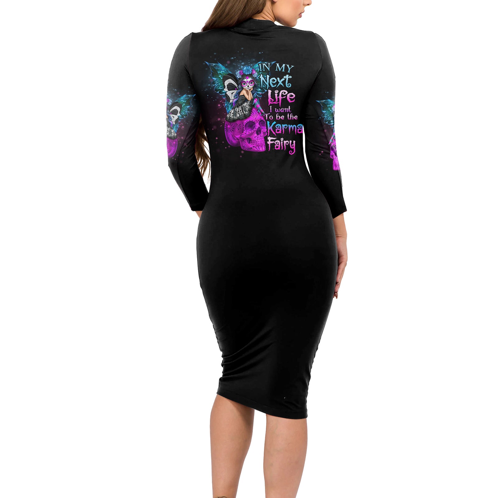 in-my-next-life-i-want-to-be-the-karma-fairy-long-sleeve-bodycon-dress
