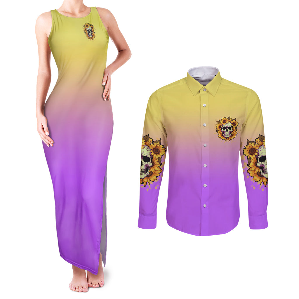 im-blunt-because-god-rolled-me-sunflower-couples-matching-tank-maxi-dress-and-long-sleeve-button-shirt